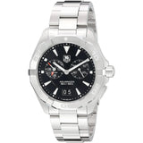 Buy Shop Tag Heuer Aquaracer Quartz Black Dial Silver Steel Strap Watch for Men - WAY111Z.BA0928 USA Online