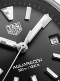 Tag Heuer Aquaracer Quartz Black Dial Silver Steel Strap Watch for Women - WBD1410.BA0741