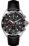 Buy Shop Tag Heuer Formula 1 Mario Kart Chronograph Black Dial Black Leather Strap Watch for Men - CAZ201E.FC6517 USA Online