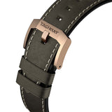 Buy Shop Tag Heuer Autavia Calibre 5 Automatic Olive Green Dial Green Leather Strap Watch for Men - WBE5190.FC8268 USA Online