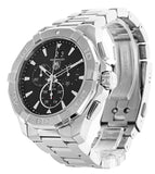 Buy Shop Tag Heuer Aquaracer Chronograph Black Dial Silver Steel Strap Watch for Men - CAY1110.BA0927 USA Online