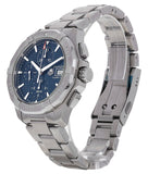 Tag Heuer Aquaracer Caliber 16 Automatic Chronograph Blue Dial Silver Steel Strap Watch for Men - CAY2112.BA0927