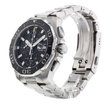 Buy Shop Tag Heuer Aquaracer Calibre 16 Day-Date Black Dial Silver Steel Strap Watch for Men - CAY211A.BA0927 USA Online