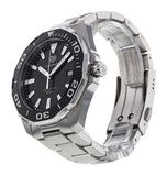 Buy Shop Tag Heuer Aquaracer Quartz Black Dial Silver Steel Strap Watch for Men - WAY101A.BA0746 USA Online