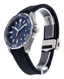 Buy Shop Tag Heuer Aquaracer Quartz Blue Dial Blue Rubber Strap Watch for Men - WAY101C.FC6153 USA Online