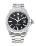 Buy Shop Tag Heuer Aquaracer Quartz Black Dial Silver Steel Strap Watch for Men - WAY1110.BA0928 USA Online