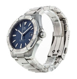 Buy Shop Tag Heuer Aquaracer Quartz Blue Dial Silver Steel Strap Watch for Men - WAY1112.BA0928 USA Online