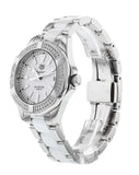 Buy Shop Tag Heuer Aquaracer Diamonds White Dial Two Tone Steel Strap Watch for Women - WAY131F.BA0914 USA Online