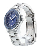 Buy Shop Tag Heuer Aquaracer Diamonds Blue Dial Silver Steel Strap Watch for Women - WAY131L.BA0748 USA Online