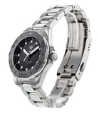 Buy Shop Tag Heuer Aquaracer Quartz Black Dial Silver Steel Strap Watch for Women - WAY131M.BA0748 USA Online