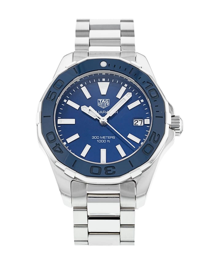 Buy Shop Tag Heuer Aquaracer Blue Dial Watch for Women - WAY131S.BA0748 USA Online