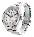 Buy Shop Tag Heuer Aquaracer Calibre 5 Automatic White Dial Silver Steel Strap Watch for Men - WAY2013.BA0927 USA Online