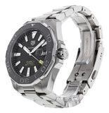 Buy Shop Tag Heuer Aquaracer Caliber 5 Black Dial Silver Steel Strap Watch for Men - WAY201A .BA0927 USA Online