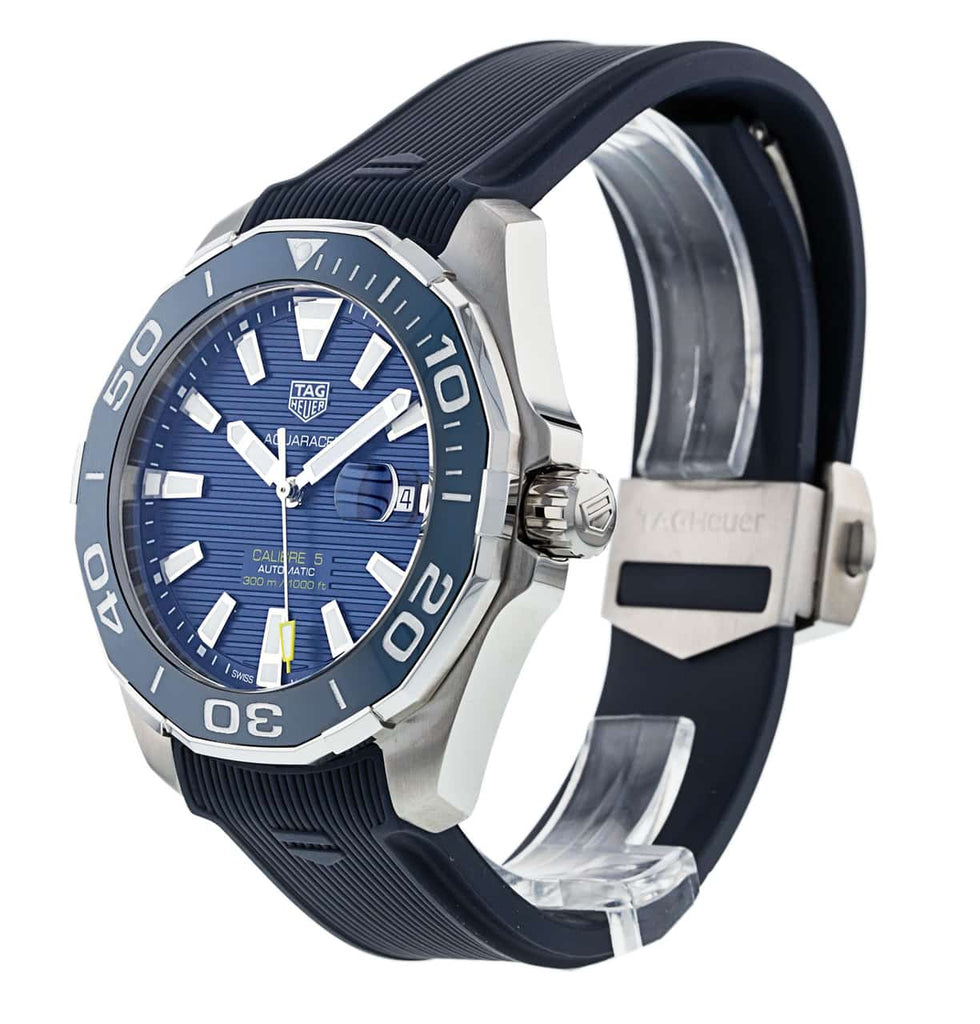 Buy Shop Tag Heuer Aquaracer Blue Dial Watch for Men - WAY201B.FT6150 USA Online