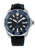 Buy Shop Tag Heuer Aquaracer Calibre 5 Automatic Black Dial Black Nylon Strap Watch for Men - WAY201C.FC6395 USA Online