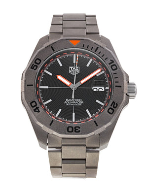 Buy Shop Tag Heuer Aquaracer Calibre 5 Bamford Limited Edition Black Dial Grey Steel Strap Watch for Men - WAY208C.FC6383 USA Online