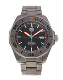 Tag Heuer Aquaracer Bamford Automatic Black Dial Grey Steel Strap Watch for Men - WAY208F.BF0638