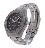 Tag Heuer Aquaracer Bamford Automatic Black Dial Grey Steel Strap Watch for Men - WAY208F.BF0638