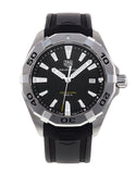 Buy Shop Tag Heuer Aquaracer Quartz Black Dial Black Rubber Strap Watch for Men - WBD1110.FT8021 USA Online