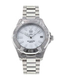 Buy Shop Tag Heuer Aquaracer White Mother of Pearl Dial Watch for Women - WBD1311.BA0740 USA Online