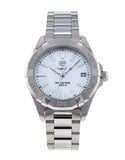 Buy Shop Tag Heuer Aquaracer White Mother of Pearl Dial Watch for Women - WBD1311.BA0740 USA Online