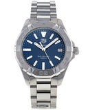 Buy Shop Tag Heuer Aquaracer Quartz Blue Dial Silver Steel Strap Watch for Women - WBD1312.BA0740 USA Online