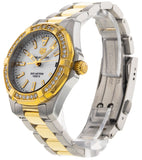 Tag Heuer Aquaracer Diamonds Mother of Pearl Dial Two Tone Steel Strap Watch for Women - WBD1321.BB0320