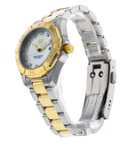 Buy Shop Tag Heuer Aquaracer Diamonds Mother of Pearl Dial Two Tone Steel Strap Watch for Men - WBD1422.BB0321 USA Online