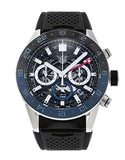 Buy Shop Tag Heuer Carrera Automatic Chronograph Steel & Ceramic Black Dial Black Rubber Strap Watch for Men - CBG2A1Z.FT6157 USA Online