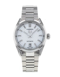 Buy Shop Tag Heuer Carrera Mother of Pearl Dial Silver Steel Strap Watch for Women - WBN2410.BA0621 USA Online