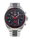 Buy Shop Tag Heuer Formula 1 Max Verstappen Limited Edition Grey Dial Two Tone Steel Strap Watch for Gents - CAZ101U.BA0843 USA Online