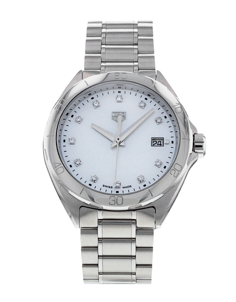 Buy Shop Tag Heuer Formula 1 Diamonds Mother of Pearl White Dial Watch for Women - WBJ1319.BA0666 USA Online