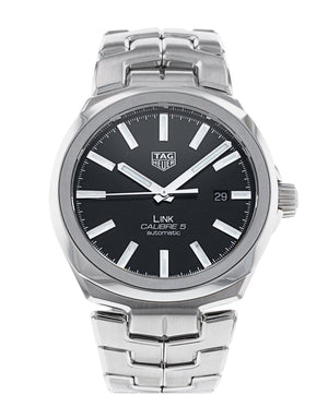 Buy Shop Tag Heuer Link Quartz Black Dial Silver Steel Strap Watch for Women - WBC2110.BA0603 USA Online