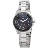 Buy Shop Tag Heuer Aquaracer Quartz Black Dial Silver Steel Strap Watch for Women - WAY131M.BA0748 USA Online
