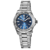 Buy Shop Tag Heuer Aquaracer Quartz Blue Dial Silver Steel Strap Watch for Women - WBD1312.BA0740 USA Online