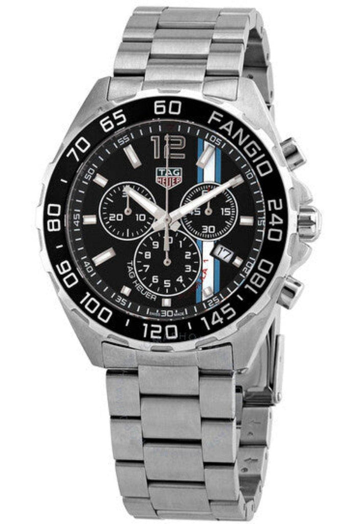 Buy Shop Tag Heuer Formula 1 Chronograph Black Dial Silver Steel Strap Watch for Men - CAZ101H.BA0842 USA Online