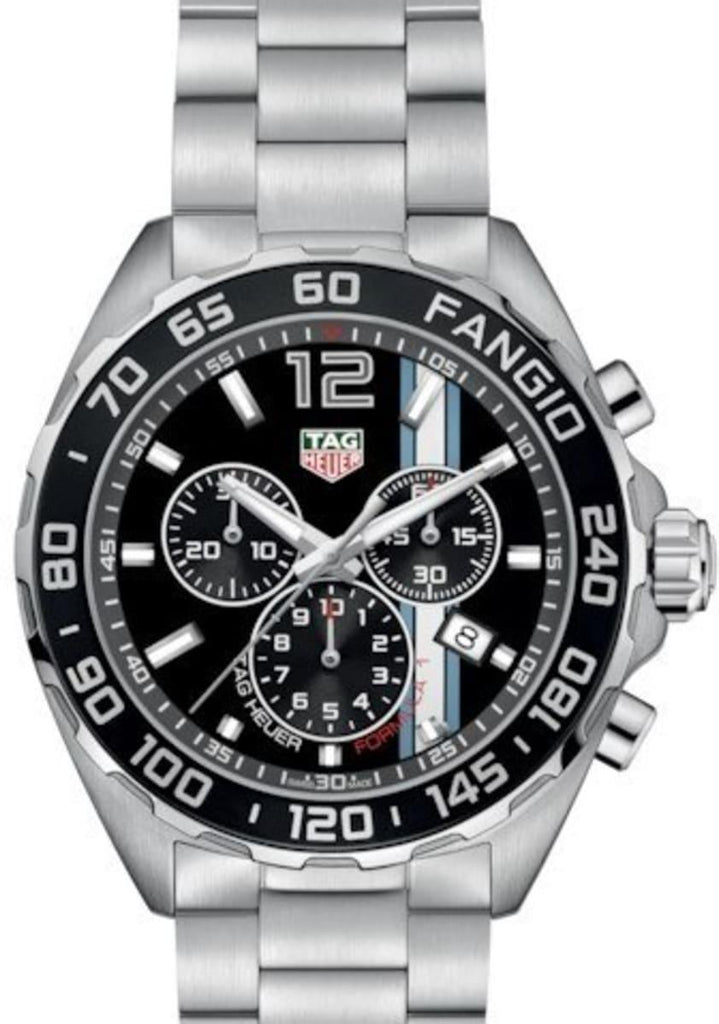 Buy Shop Tag Heuer Formula 1 Chronograph Black Dial Silver Steel Strap Watch for Men - CAZ101H.BA0842 USA Online