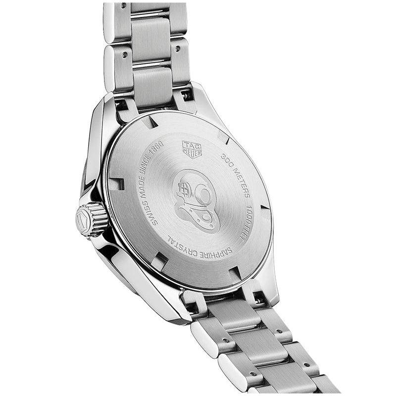 Buy Shop Tag Heuer Aquaracer Quartz Blue Dial Silver Steel Strap Watch for Women - WBD1312.BA0740 USA Online