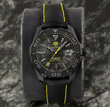 Buy Shop Tag Heuer Aquaracer Calibre 5 Black NATO Strap Carbon Dial Watch for Men - WBD218B.FC6446 USA Online