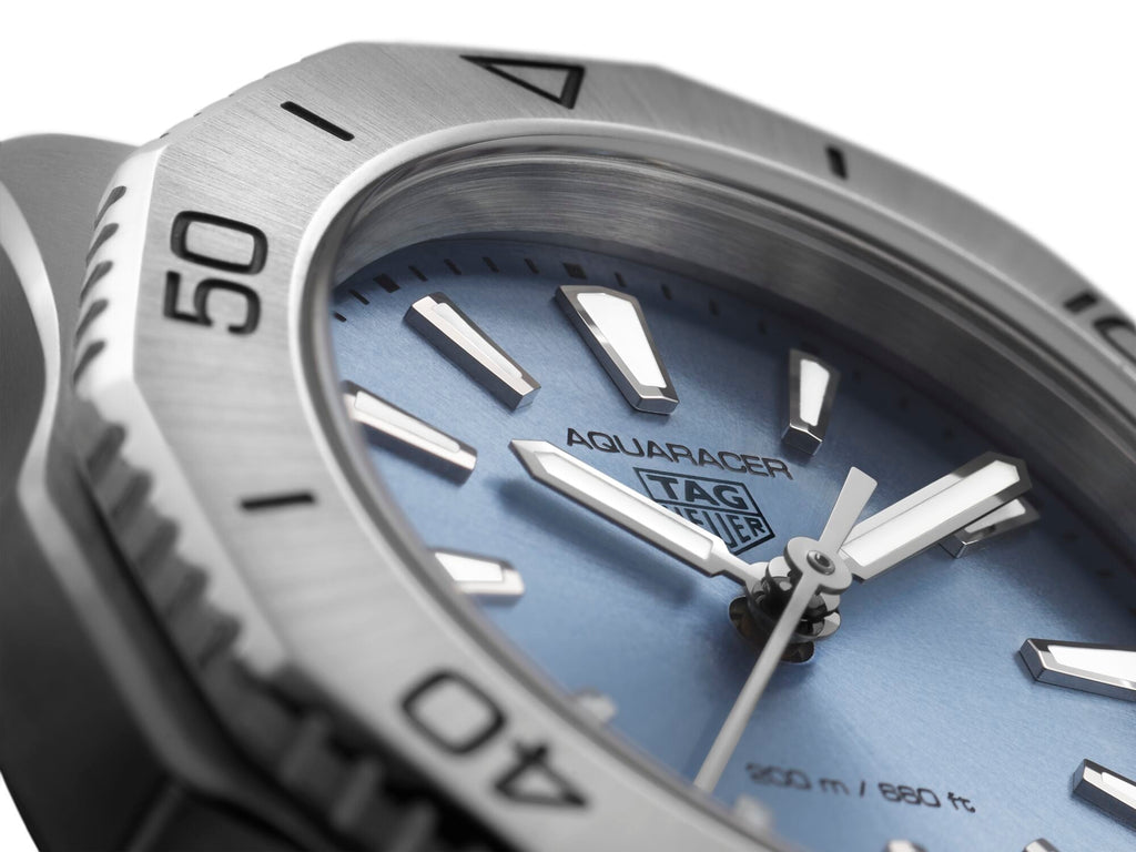 Buy Shop Tag Heuer Aquaracer Professional 200 Quartz Blue Dial Silver Steel Strap Watch for Women - WBP1415.BA0622 USA Online