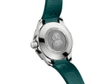 Buy Shop Tag Heuer Aquaracer Professional 300 Automatic Diamonds Green Dial Green Rubber Strap Watch for Women - WBP231G.FT6226 USA Online