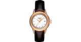 Buy Shop Tissot Carson Lady Steel Quartz Brown Leather Strap Watch For Women - T085.210.36.011.00 USA Online