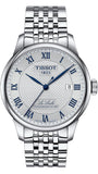 Tissot Le Locle Powermatic 80 Silver Dial Silver Steel Strap Watch for Men - T006.407.11.033.03