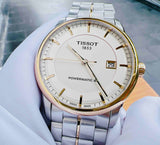 Buy Shop Tissot Luxury Powermatic 80 Gold Dial Silver Steel Strap Watch For Men - T086.407.22.261.00 USA Online