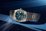 Buy Shop Tissot PRX Powermatic 80 Automatic 18K Gold Blue Dial Silver Steel Strap Watch for Men - T931.407.41.041.00 USA Online