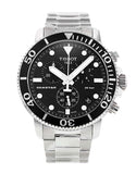 Buy Shop Tissot Seastar 1000 Chronograph Black Dial Silver Steel Strap Watch For Men - T120.417.11.051.00 USA Online