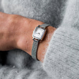 Buy Shop Tissot Lovely Square Silver Dial Silver Mesh Bracelet Watch For Women - T058.109.11.036.00 USA Online