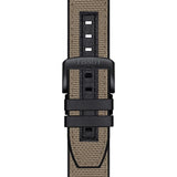 Buy Shop Tissot Supersport Chrono Black Dial Beige Nylon Strap Watch For Men - T125.617.37.051.01 USA Online