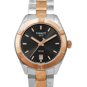 Buy Shop Tissot PR 100 Sport Chic Anthracite Dial Watch For Women - T101.910.22.061.00 USA Online