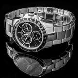 Buy Shop Tissot V8 Quartz Chronograph Black Dial Silver Steel Strap Watch For Men - T106.417.11.051.00 USA Online